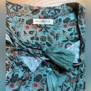 Natural Life Sz Large boho tunic, long sleeves, like NEW!